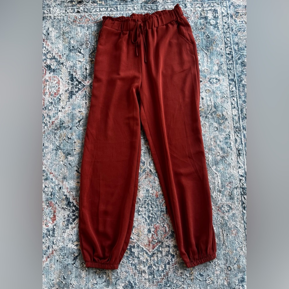 SHEIN Terracotta Jogger Pants